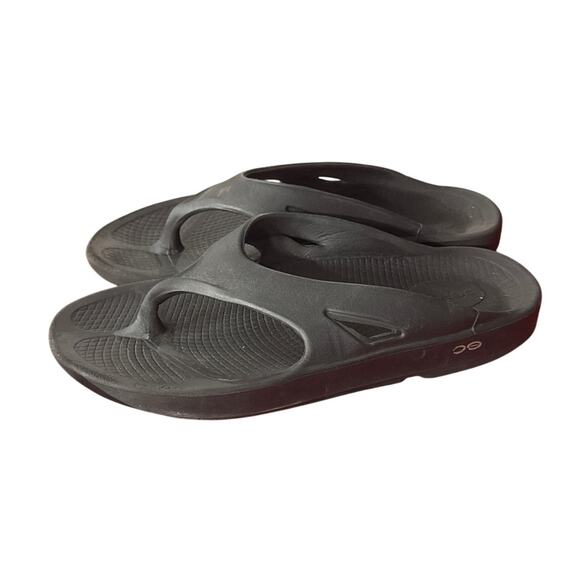 OOFOS Original Recovery Sandals Black Slide Comfort Foam Men’s 8 Women’s 10 - Picture 3 of 6